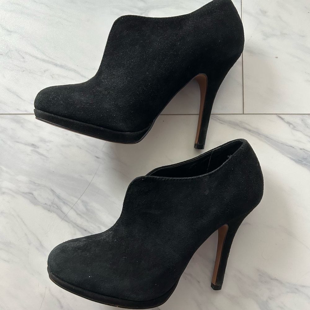 Aldo - Black Suede Heels